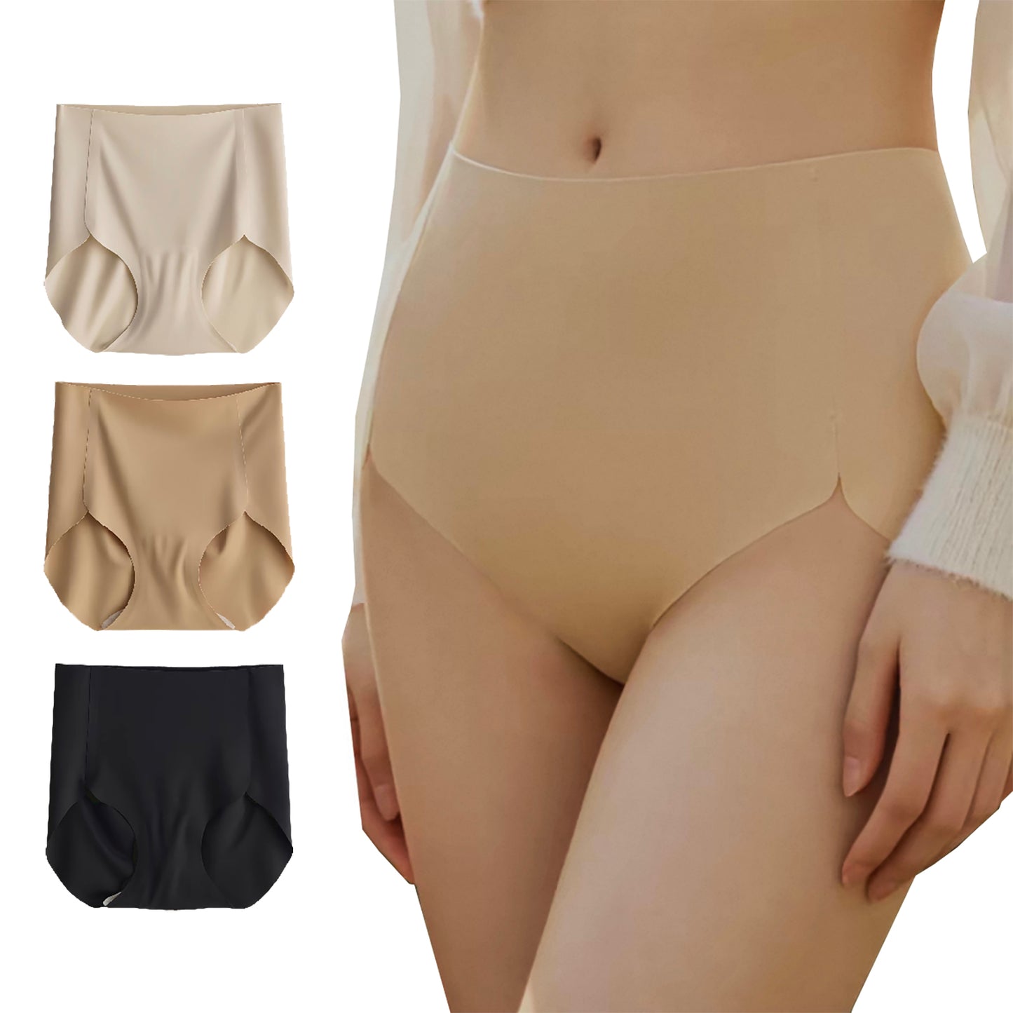 CandiKoKo Seamless High-rise Breathable brief Ladies Panties