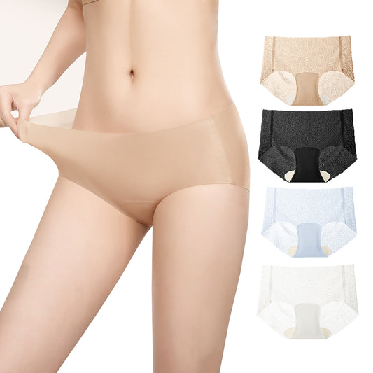 CandiKoKo Seamless Mid-Rise Brief Full Coverage Ladies Panties