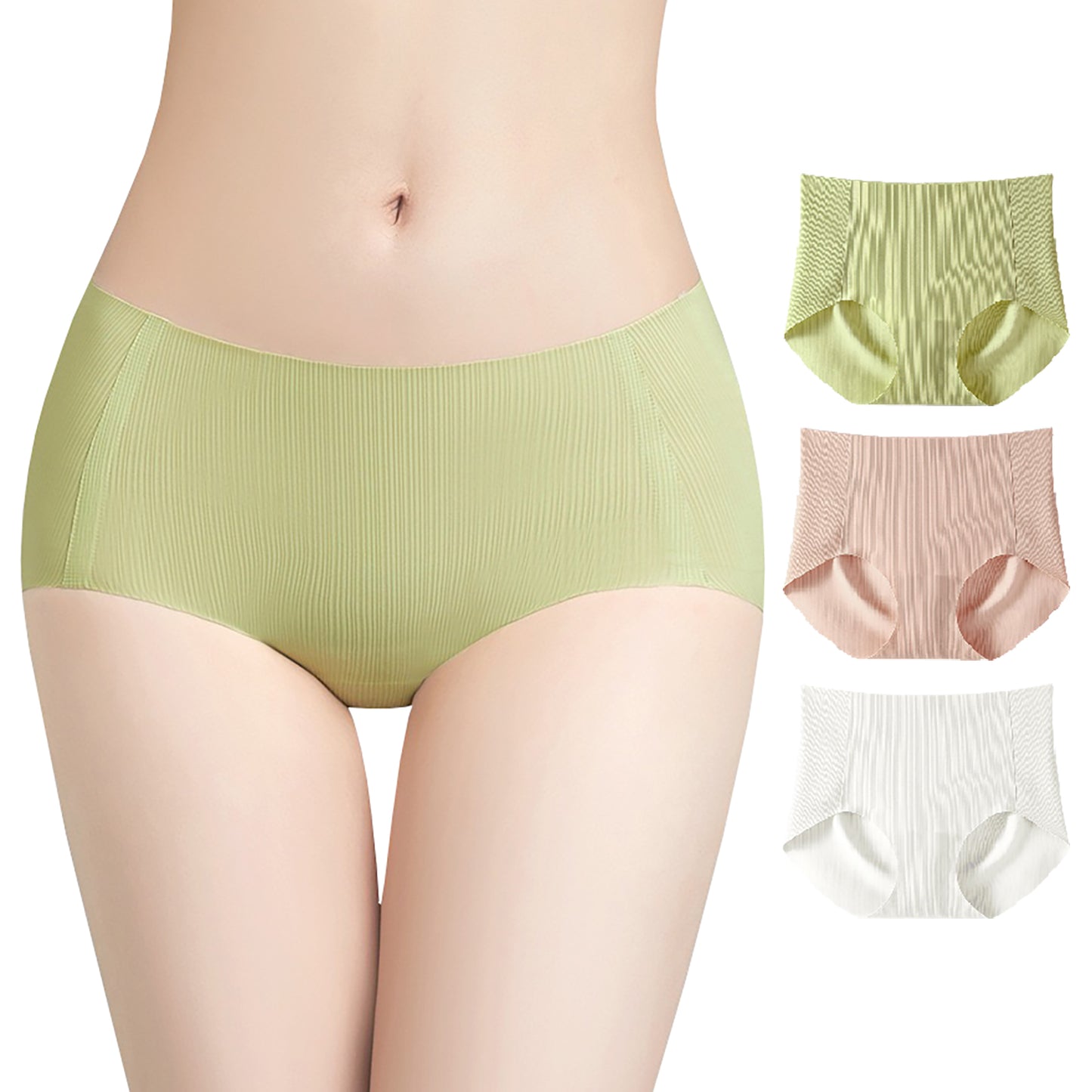 CandiKoKo seamless underwear for women 3-pack no show panties